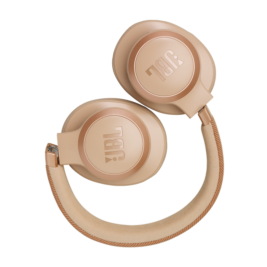 JBL Live 770NC - Sandstone - Wireless Over-Ear Headphones with True Adaptive Noise Cancelling - Detailshot 5 image number null